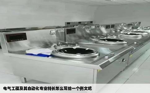 电气工程及其自动化专业特长怎么写给一个例文吧