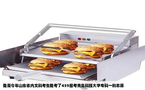 我是今年山东省内文科考生我考了459报考青岛科技大学专科一批志愿