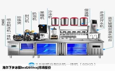 海尔下乡冰箱bcd205tcsj市场报价