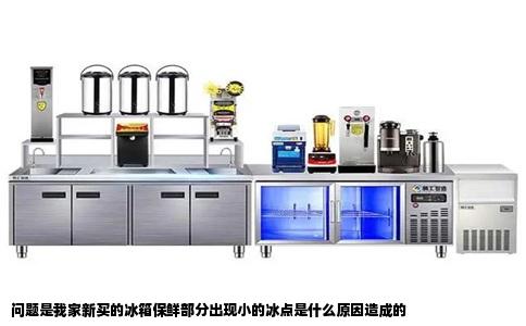 问题是我家新买的冰箱保鲜部分出现小的冰点是什么原因造成的