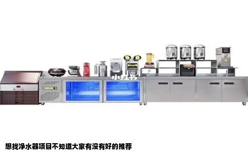 想找净水器项目不知道大家有没有好的推荐