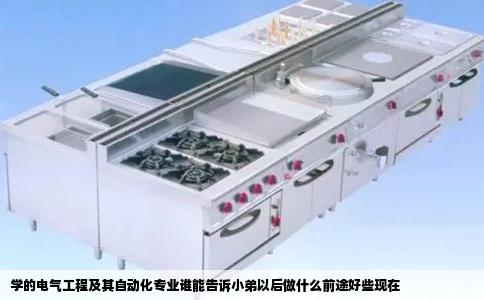 学的电气工程及其自动化专业谁能告诉小弟以后做什么前途好些现在