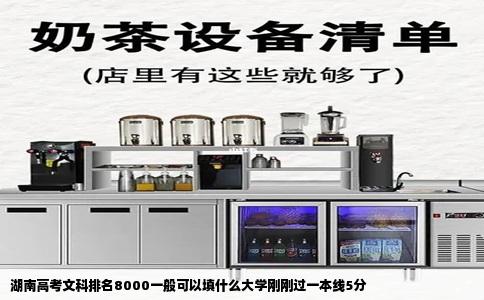 湖南高考文科排名8000一般可以填什么大学刚刚过一本线5分