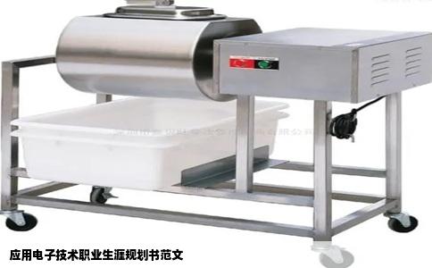应用电子技术职业生涯规划书范文