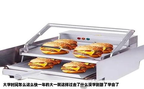 大学时间怎么这么快一年的大一就这样过去了什么没学到除了学会了