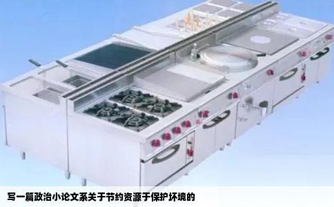 写一篇政治小论文系关于节约资源于保护坏境的