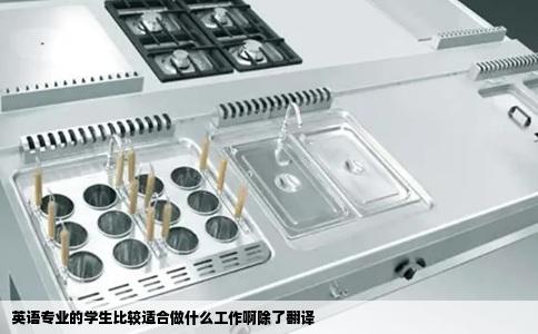 英语专业的学生比较适合做什么工作啊除了翻译