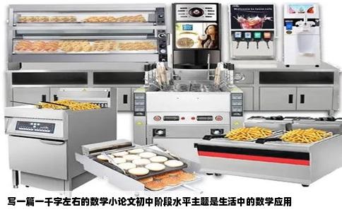 写一篇一千字左右的数学小论文初中阶段水平主题是生活中的数学应用