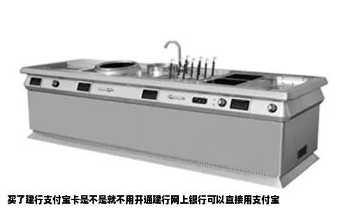 买了建行支付宝卡是不是就不用开通建行网上银行可以直接用支付宝