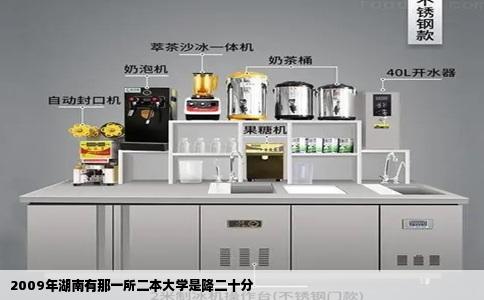 2009年湖南有那一所二本大学是降二十分
