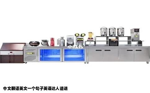 中文翻译英文一个句子英语达人请进
