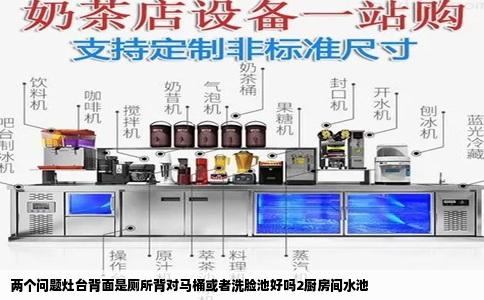 两个问题灶台背面是厕所背对马桶或者洗脸池好吗2厨房间水池
