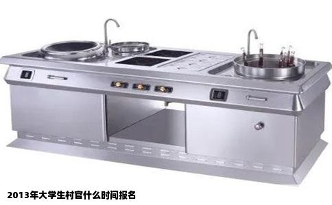 2013年大学生村官什么时间报名