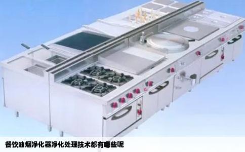 餐饮油烟净化器净化处理技术都有哪些呢