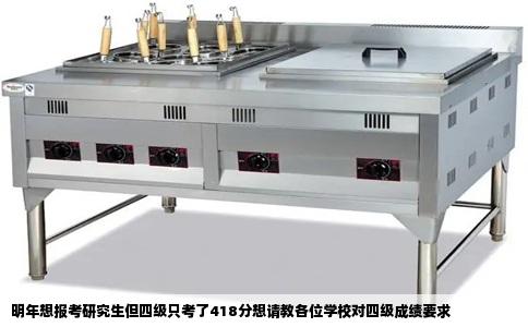 明年想报考研究生但四级只考了418分想请教各位学校对四级成绩要求
