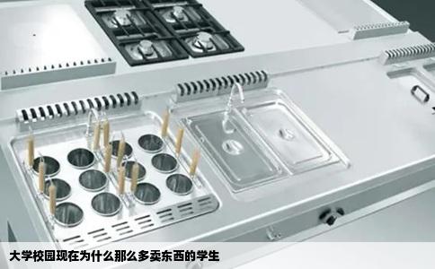 大学校园现在为什么那么多卖东西的学生