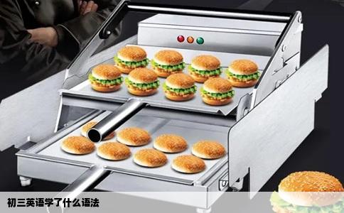 初三英语学了什么语法