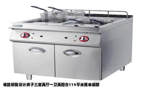 谁能帮我设计房子三室两厅一卫两阳台119平米简单装修