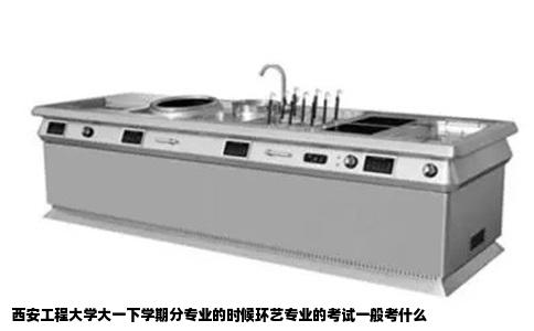 西安工程大学大一下学期分专业的时候环艺专业的考试一般考什么