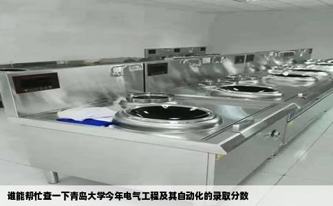 谁能帮忙查一下青岛大学今年电气工程及其自动化的录取分数