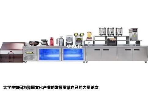 大学生如何为我国文化产业的发展贡献自己的力量论文