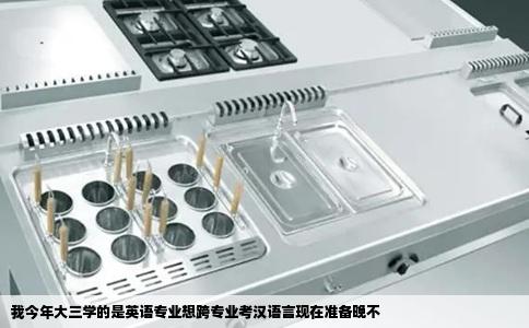 我今年大三学的是英语专业想跨专业考汉语言现在准备晚不