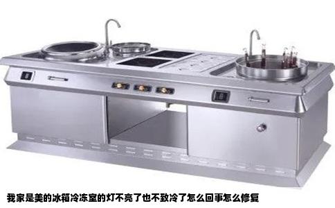 我家是美的冰箱冷冻室的灯不亮了也不致冷了怎么回事怎么修复