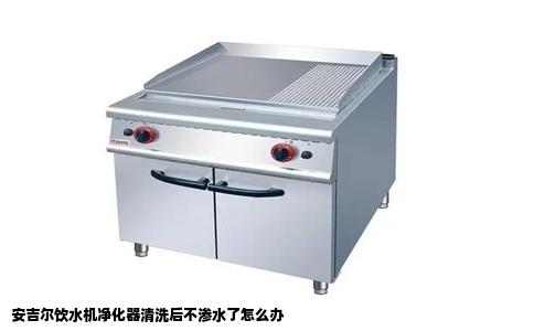 安吉尔饮水机净化器清洗后不渗水了怎么办