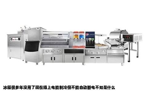 冰箱很多年没用了现在插上电能制冷但不能自动断电不知是什么