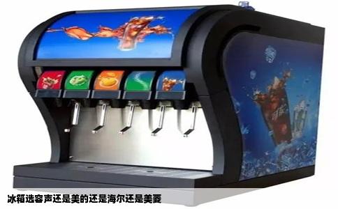 冰箱选容声还是美的还是海尔还是美菱