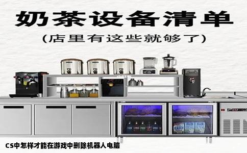 CS中怎样才能在游戏中删除机器人电脑