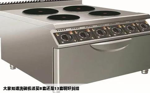 大家知道洗碗机该买8套还是13套啊好纠结