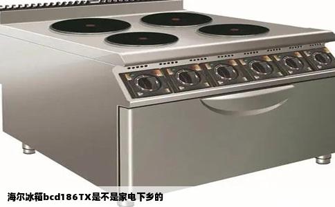海尔冰箱bcd186TX是不是家电下乡的