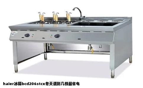 haier冰箱bcd206stcx冬天调到几档最省电