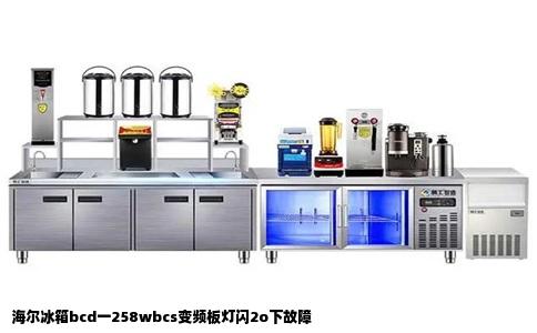 海尔冰箱bcd一258wbcs变频板灯闪2o下故障