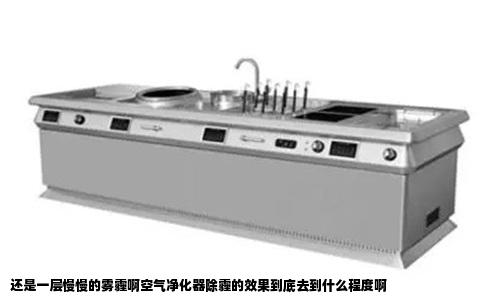 还是一层慢慢的雾霾啊空气净化器除霾的效果到底去到什么程度啊