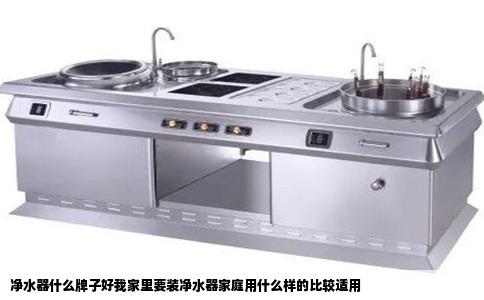 净水器什么牌子好我家里要装净水器家庭用什么样的比较适用