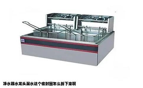 净水器水龙头漏水这个密封圈怎么拆下来啊