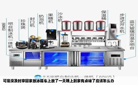 可是没及时拿回家放冰箱车上放了一天晚上到家有点味了应该怎么办