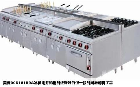 美菱BCD181BRA冰箱刚开始用时还好好的但一段时间后却有了霜