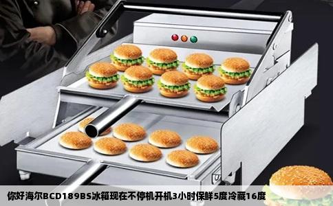 你好海尔BCD189BS冰箱现在不停机开机3小时保鲜5度冷藏16度