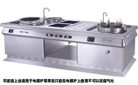 平底锅上说适用于电磁炉意思是只能在电磁炉上使用不可以在煤气灶