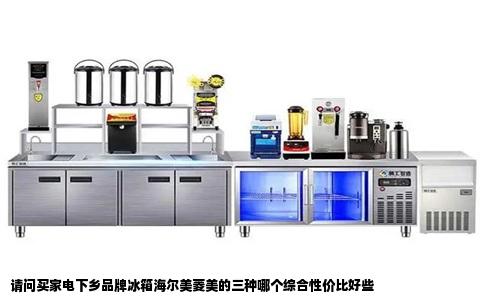 请问买家电下乡品牌冰箱海尔美菱美的三种哪个综合性价比好些