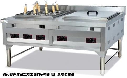 请问容声冰箱型号里面的字母都是什么意思谢谢