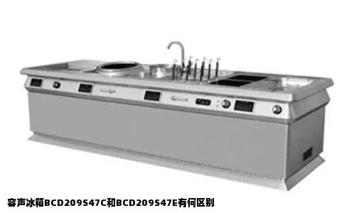 容声冰箱BCD209S47C和BCD209S47E有何区别