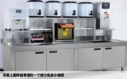 市面上那种最普通的一个榨汁机多少钱啊