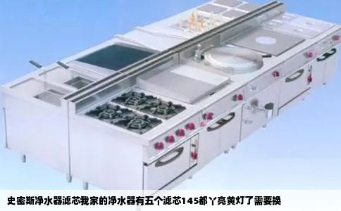 史密斯净水器滤芯我家的净水器有五个滤芯145都丫亮黄灯了需要换