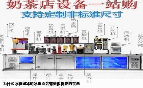 为什么冰箱里冰的冰里面会有类似棉花的东西