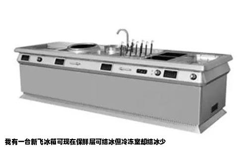 我有一台新飞冰箱可现在保鲜层可结冰但冷冻室却结冰少