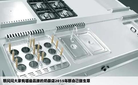 想问问大家有哪些品牌的奶茶店2015年想自己做生意